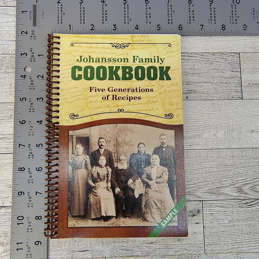Johansson Family Cookbook 5 Generations Recipes 2017 Spiral Bound Heritage Kitch